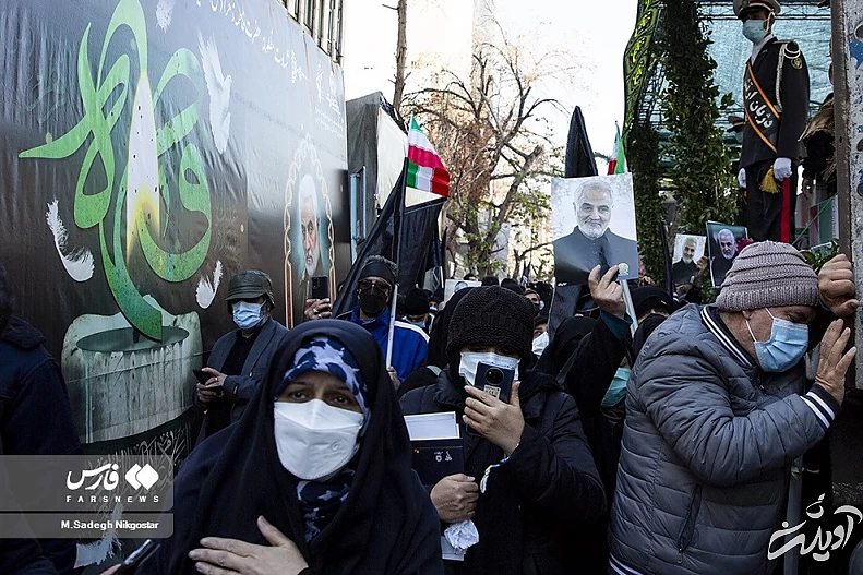 (تصاویر) تشییع ۱۵۰ شهید گمنام در تهران